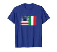Cool Italy USA Flag Italian American Pride Independence Day T-Shirt