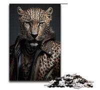 Cool Jaguar Pieces Puzzles for Adults Jigsaw Puzzles for Adults DIY Art Decor 1000 PCS(75x50cm)