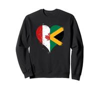 Cool Jamaica Canada Flag for Proud Jamaican Canadian Pride Sweatshirt