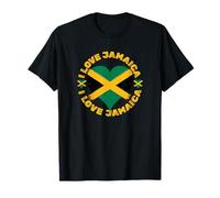 Cool Jamaica Flag for Jamaican Pride or Proud Cricket Fans T-Shirt