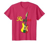 Cool Jamaica reggae guitar hat T-Shirt