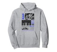 Cool Japanese Anime Vibes: Urban Manga Art Style and Fashion Pullover Hoodie