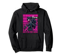 Cool Japanese Anime Vibes: Urban Manga Art Style and Fashion Pullover Hoodie