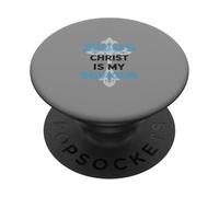 Cool Jesus Is My Saviour PopSockets Adhesive PopGrip