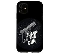 Cool Jump the Gun Idiom Statement Costume Case for iPhone 11