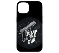 Cool Jump the Gun Idiom Statement Costume Case for iPhone 13