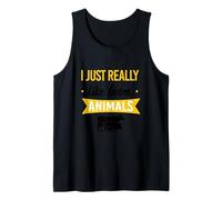 Cool Just Really Like Farm Animals Cows Pigs Tank Top