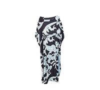 Cool Kaftans Maya Batik Long Kaftan Beach Cover UP Ladies Summer Plus Size Dress New Blue Gray (XXL, Gray)