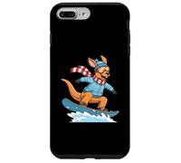 Cool Kangaroo Snowboarding Winter Holiday Vibes Case for iPhone 7 Plus/8 Plus