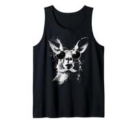 Cool Kangaroo with Sunglasses Splash Art Tank Top