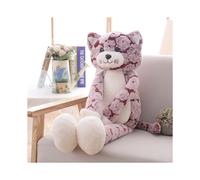 (Cool Kat Pink, 90cm/35.4in) Cat Pillow Doll Doll Soft Xmas Plush Toy Child Gift Size Girls Stuffed Cat Cool