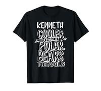 Cool Kenneth Saying Personalized Funny Kenneth Name Value Graphic T-Shirt, Men, Black, L