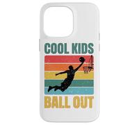 Cool Kids Ball Out Retro Youth Basketball Dunk Case for iPhone 14 Pro Max