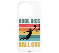 Cool Kids Ball Out Retro Youth Basketball Dunk Case for iPhone 15 Pro