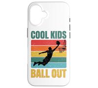 Cool Kids Ball Out Retro Youth Basketball Dunk Case for iPhone 16