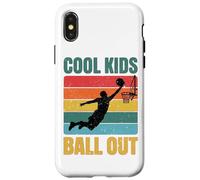 Cool Kids Ball Out Retro Youth Basketball Dunk Case for iPhone X/XS