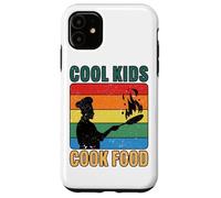 Cool Kids Cook Food Retro Kids Chef Cooking Case for iPhone 11