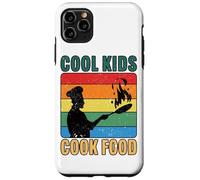 Cool Kids Cook Food Retro Kids Chef Cooking Case for iPhone 11 Pro Max