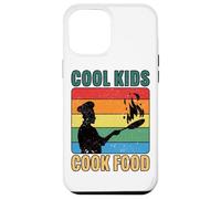 Cool Kids Cook Food Retro Kids Chef Cooking Case for iPhone 12 Pro Max