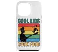 Cool Kids Cook Food Retro Kids Chef Cooking Case for iPhone 13 Pro