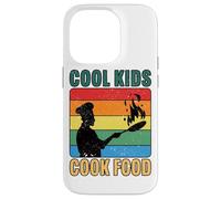 Cool Kids Cook Food Retro Kids Chef Cooking Case for iPhone 14 Pro