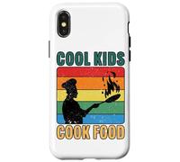 Cool Kids Cook Food Retro Kids Chef Cooking Case for iPhone X/XS