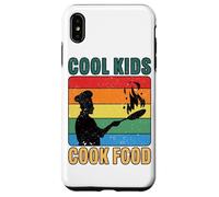 Cool Kids Cook Food Retro Kids Chef Cooking Case for iPhone XS Max