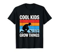 Cool Kids Grow Things Retro Gardening Farmer T-Shirt