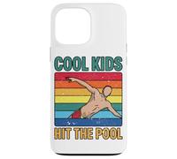 Cool Kids Hit The Pool Retro Swimming Pool Case for iPhone 13 Pro Max