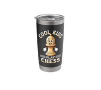 Cool Kids Play Chess Design for a Chess Kid Stainless Steel Insulated Tumbler