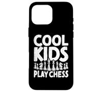 Cool Kids Play Chess Pieces Mind Sport Board Game Chess Case for iPhone 16 Pro Max