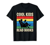 Cool Kids Read Books Retro Reading Vintage T-Shirt