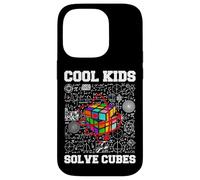 Cool Kids Solve Cubes Competitive Puzzle Cube Speed Cubing Case for iPhone 14 Pro