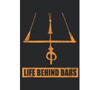 Cool Kiteboarding Kitesurfing Gift Funny Life Behind Bars Saying: Lined Journal Notebook To Do Schedule, Medium 6x9 Inches, 100 Pages, Printed Cover