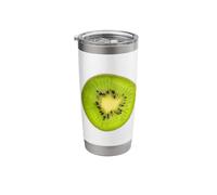 Cool Kiwi Slice Outfit Illustration Novelty Graphic Designs Stainless Steel Insulated Tumbler