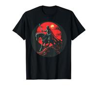 Cool Knight on horseback by night T-Shirt