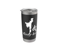 Cool Kung Fu Man Dragon Fighting Graphic Tees & Cool Designs Stainless Steel Insulated Tumbler