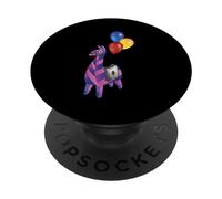Cool Lama Gaming Design Gamer Llama Loot Boy Girl Xmas PopSockets Adhesive PopGrip