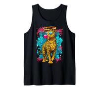Cool Leopard Bubble Gum Jungle Big Cats Graphic Tank Top
