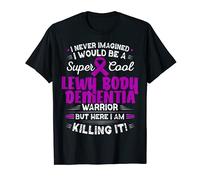 Cool Lewy Body Dementia Warrior Lewy Body Dementia Awareness T-Shirt