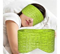Cool Lime Green Abstract Pattern, Sleep Mask for Home Travel, Full Eye Covers Light Blocking Eye Mask Sleep Eye and Ear Muffs