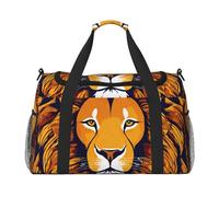 Cool Lion Print Daily essentials Large Capacity Hand Carry Bag for Weekend Getaways style Bags