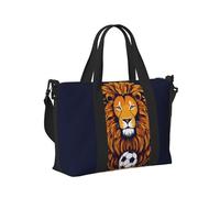 Cool Lion Print Lightweight Carry On Tote Women Men Travel Hand Bag Weekend Vacation Short Trips