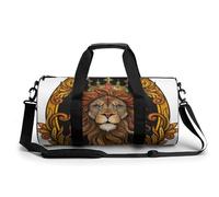 Cool Lion Sport Duffel Bag Gym Bag Weekend Overnight Bag for Travel Camping Hiking Beach 45x23x23cm