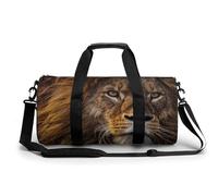 Cool Lion Sport Duffel Bag Gym Bag Weekend Overnight Bag for Travel Camping Hiking Beach 45x23x23cm
