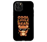 Cool Little Bear With Shades Kwaii Chibi Kid Cartoon Case for iPhone 11 Pro