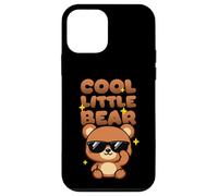 Cool Little Bear With Shades Kwaii Chibi Kid Cartoon Case for iPhone 12 mini