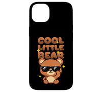 Cool Little Bear With Shades Kwaii Chibi Kid Cartoon Case for iPhone 14 Plus