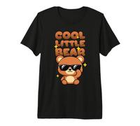 Cool Little Bear with Shades Kwaii Chibi Kid Cartoon Premium T-Shirt