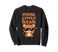 Cool Little Bear With Shades Kwaii Chibi Kid Cartoon Sweatshirt
